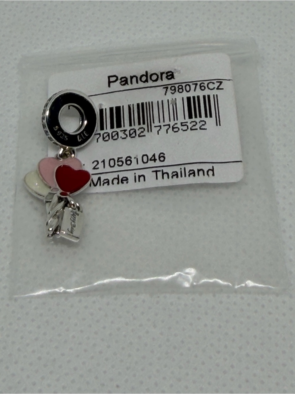 Pandora Heart, Balloons Dangle Charm - 798076CZ